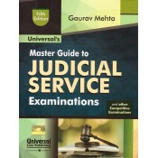 Universal's Master Guide to Judicial Service Examinations 2017 & Other Competitive Examinations by Gaurav Mehta [JMFC]
